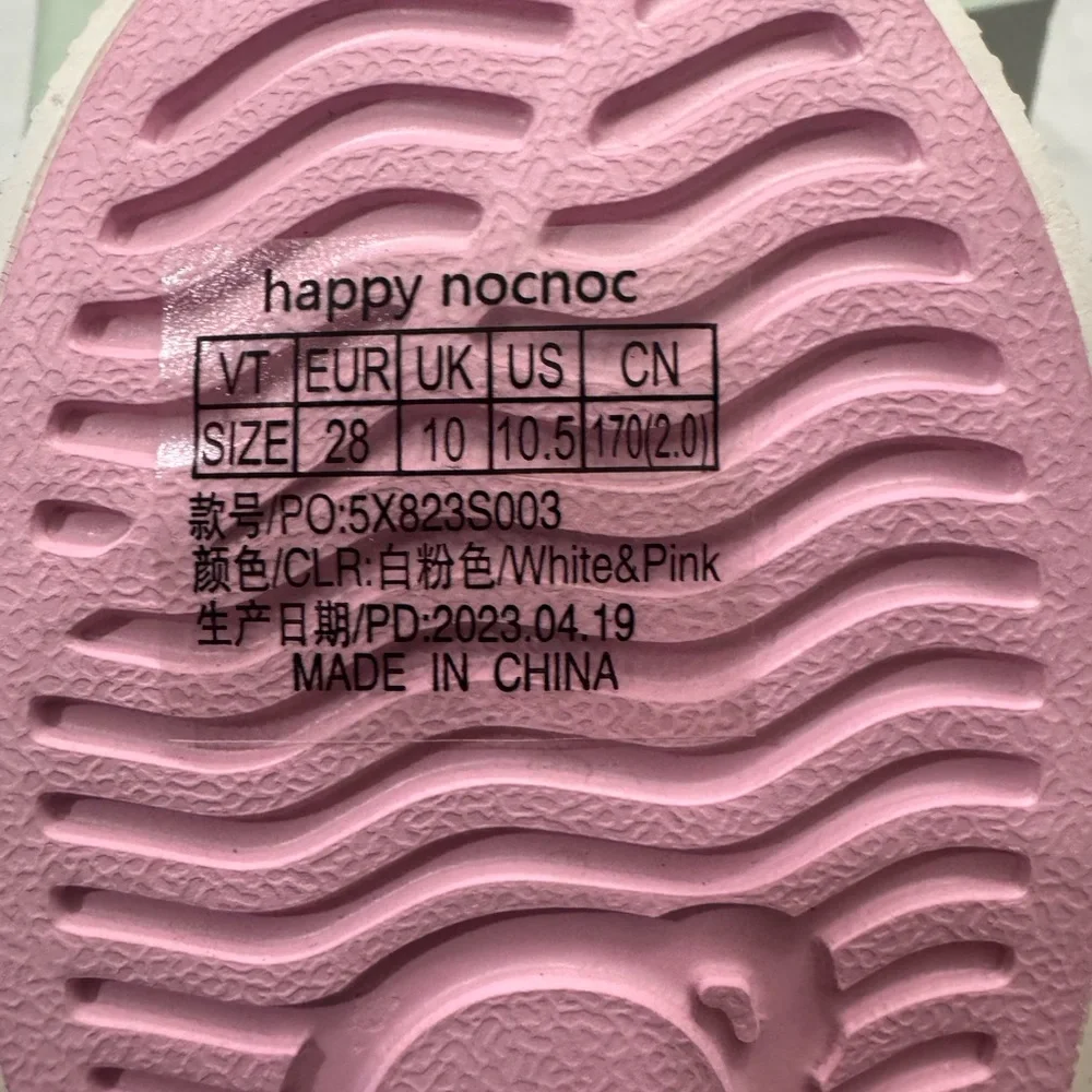 Kids Pink Water Shoes - Slip-On Water-Resistant Sneakers